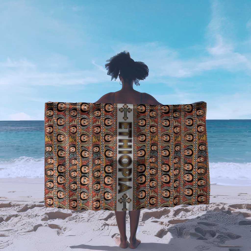 Personalized Ethiopia Sarong Ethiopian Tewahedo Angel Orthodox