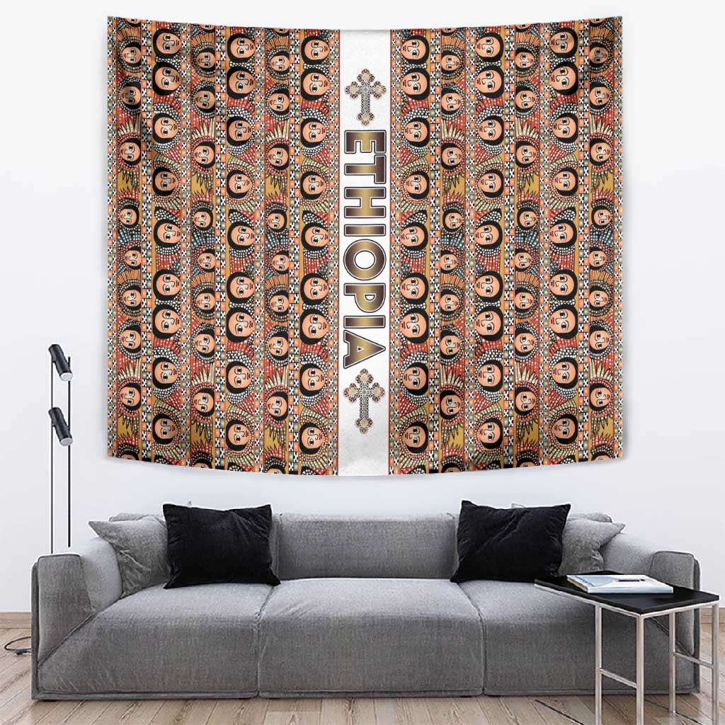 Personalized Ethiopia Tapestry Ethiopian Tewahedo Angel Orthodox