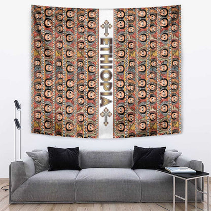 Personalized Ethiopia Tapestry Ethiopian Tewahedo Angel Orthodox