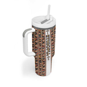 Personalized Ethiopia Tumbler With Handle Ethiopian Tewahedo Angel Orthodox