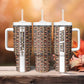 Personalized Ethiopia Tumbler With Handle Ethiopian Tewahedo Angel Orthodox