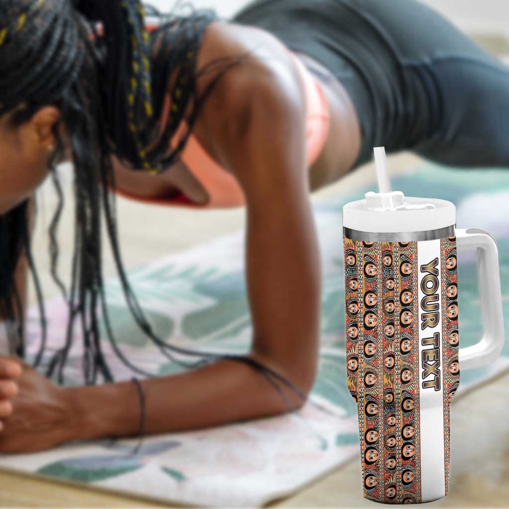 Personalized Ethiopia Tumbler With Handle Ethiopian Tewahedo Angel Orthodox