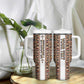 Personalized Ethiopia Tumbler With Handle Ethiopian Tewahedo Angel Orthodox