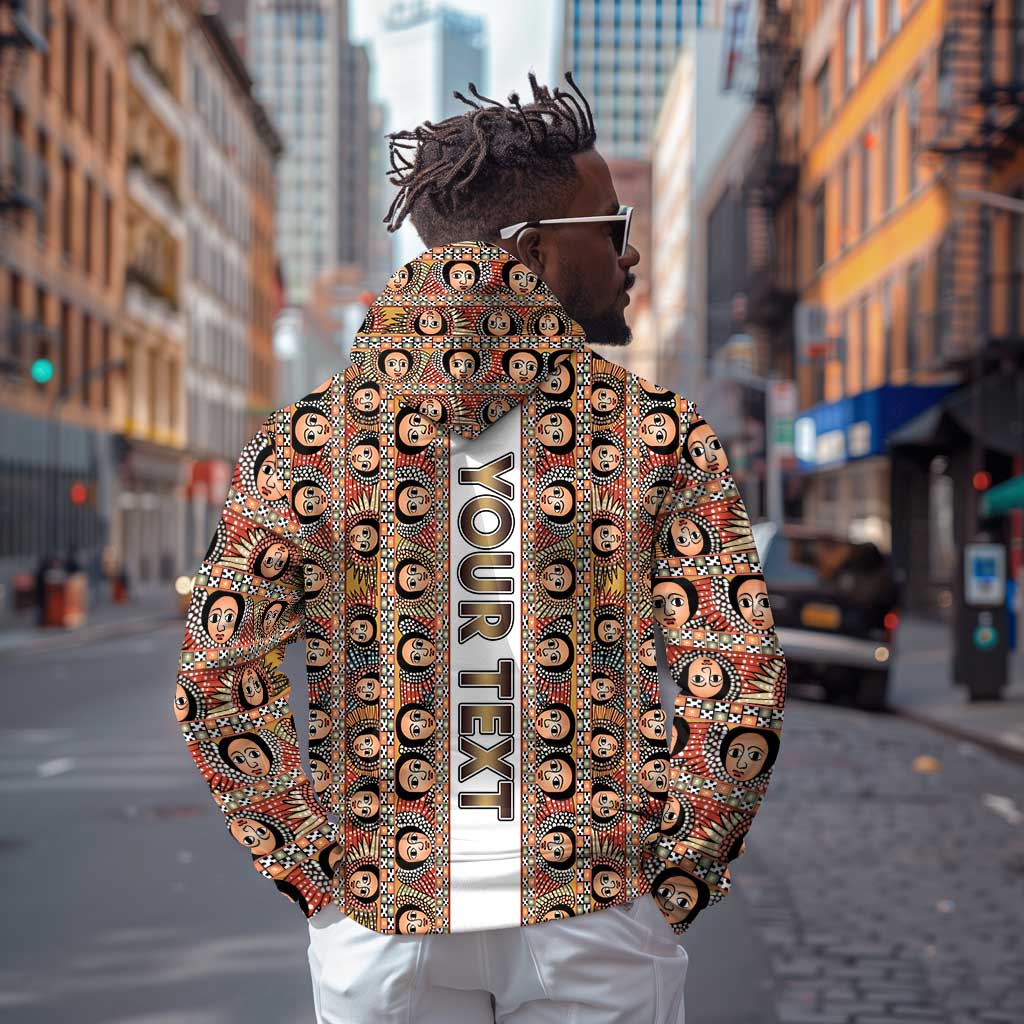 Personalized Ethiopia Zip Hoodie Ethiopian Tewahedo Angel Orthodox