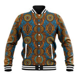 Tribal Earth African Ankara Pattern Baseball Jacket