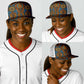 Tribal Earth African Ankara Pattern Baseball Net Cap