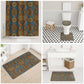 Tribal Earth African Ankara Pattern Bathroom Set