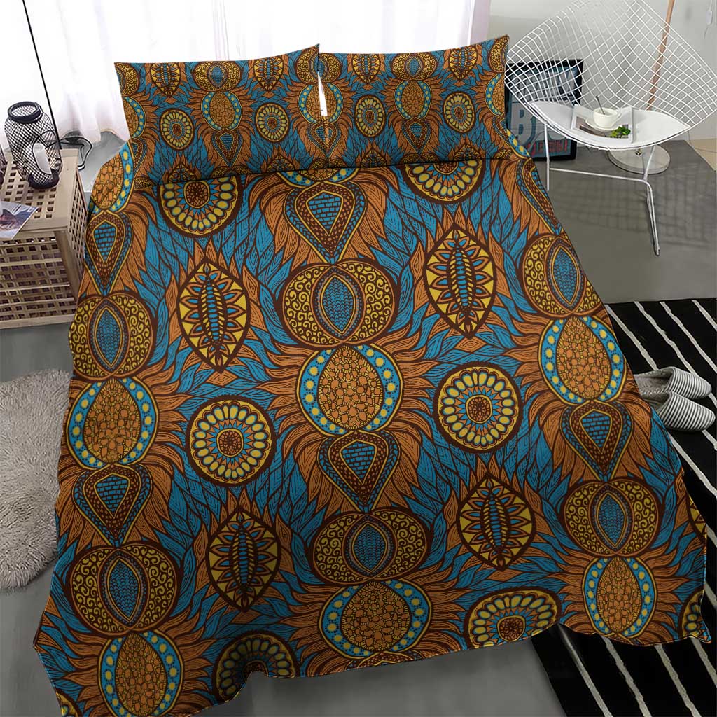 Tribal Earth African Ankara Pattern Bedding Set