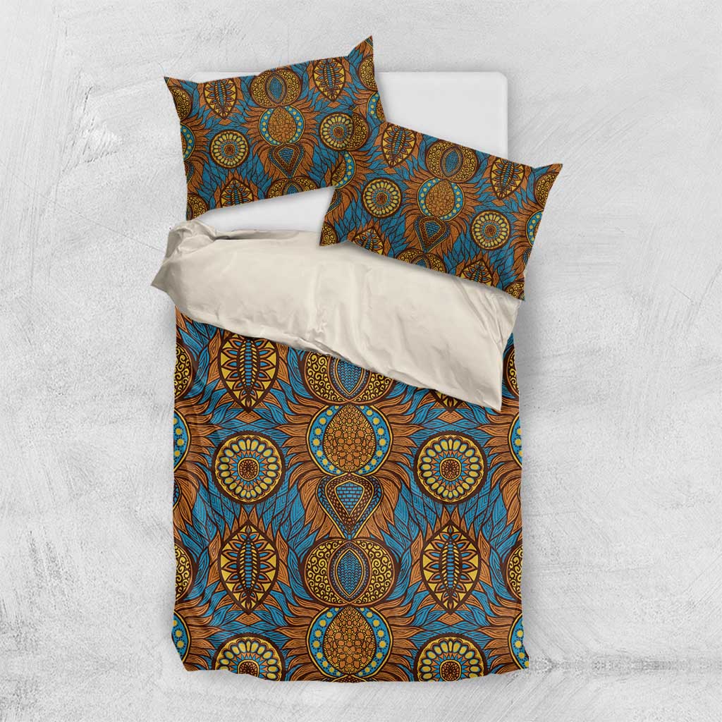 Tribal Earth African Ankara Pattern Bedding Set