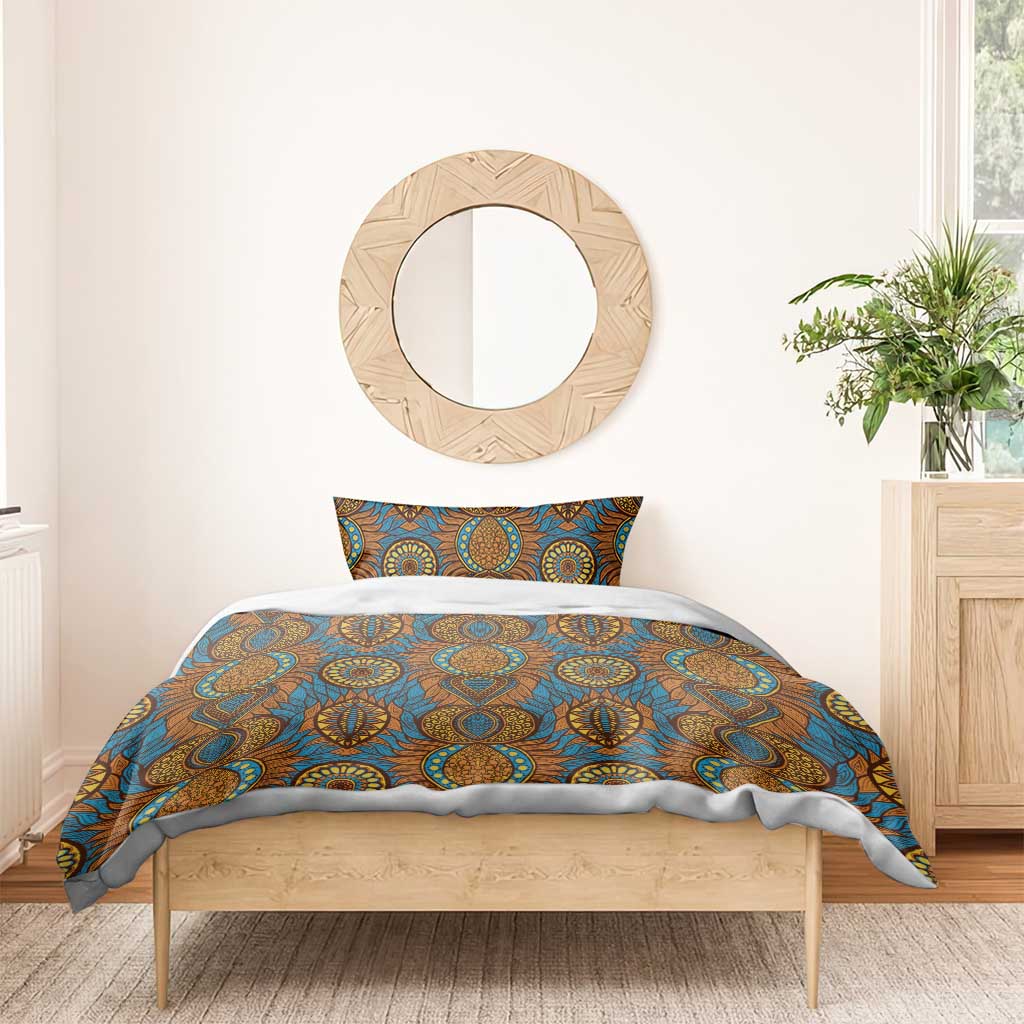 Tribal Earth African Ankara Pattern Bedding Set