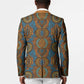 Tribal Earth African Ankara Pattern Blazer