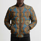 Tribal Earth African Ankara Pattern Bomber Puffer Jacket