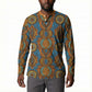Tribal Earth African Ankara Pattern Button Sweatshirt