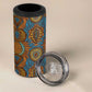 Tribal Earth African Ankara Pattern 4 in 1 Can Cooler Tumbler