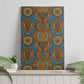 Tribal Earth African Ankara Pattern Canvas Wall Art