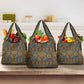 Tribal Earth African Ankara Pattern Grocery Bag