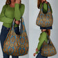 Tribal Earth African Ankara Pattern Grocery Bag