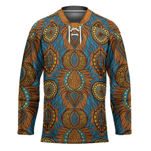 Tribal Earth African Ankara Pattern Hockey Jersey