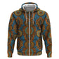 Tribal Earth African Ankara Pattern Hoodie