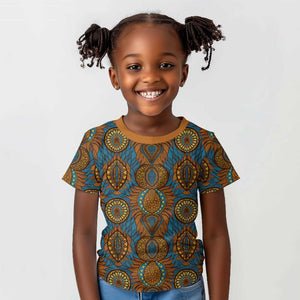 Tribal Earth African Ankara Pattern Kid T shirt
