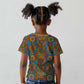 Tribal Earth African Ankara Pattern Kid T shirt