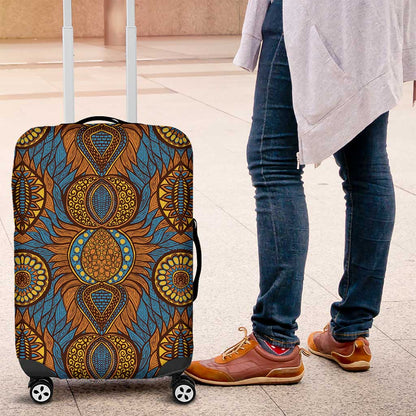 Tribal Earth African Ankara Pattern Luggage Cover