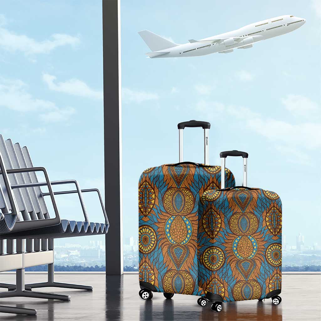 Tribal Earth African Ankara Pattern Luggage Cover