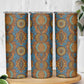 Tribal Earth African Ankara Pattern Skinny Tumbler