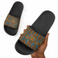 Tribal Earth African Ankara Pattern Slide Sandals