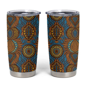 Tribal Earth African Ankara Pattern Tumbler Cup