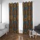 Tribal Earth African Ankara Pattern Window Curtain