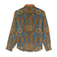 Tribal Earth African Ankara Pattern Women Casual Shirt