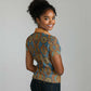 Tribal Earth African Ankara Pattern Women Polo Shirt