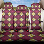 Ruby Gold African Ankara Pattern Back Car Seat Cover