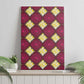 Ruby Gold African Ankara Pattern Canvas Wall Art