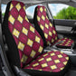 Ruby Gold African Ankara Pattern Car Seat Cover