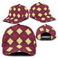 Ruby Gold African Ankara Pattern Classic Cap
