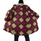 Ruby Gold African Ankara Pattern Cloak