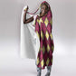 Ruby Gold African Ankara Pattern Hooded Blanket