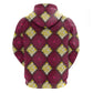 Ruby Gold African Ankara Pattern Hoodie