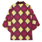 Ruby Gold African Ankara Pattern Kimono
