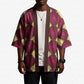 Ruby Gold African Ankara Pattern Kimono