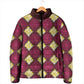 Ruby Gold African Ankara Pattern Padded Jacket