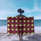 Ruby Gold African Ankara Pattern Sarong