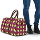 Ruby Gold African Ankara Pattern Travel Bag