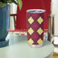 Ruby Gold African Ankara Pattern Tumbler Cup