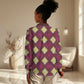 Ruby Gold African Ankara Pattern Women Casual Shirt