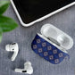 Indigo Diamond African Ankara Pattern AirPods Case