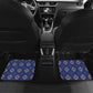 Indigo Diamond African Ankara Pattern Car Mats