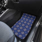 Indigo Diamond African Ankara Pattern Car Mats